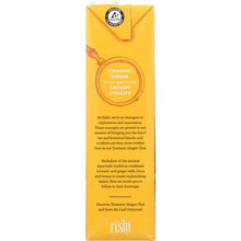 Load image into Gallery viewer, RISHI TEA: Turmeric Ginger Chai Concentrate Beverage, 32 oz
