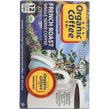 Load image into Gallery viewer, ORGANIC COFFEE CO.: One Cup Organic French Roast Coffee, 12 One Cups
