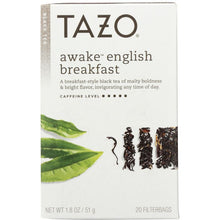 Load image into Gallery viewer, TAZO: Tea Awake English Breakfast, 1.8 oz
