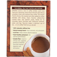 Load image into Gallery viewer, TEECCINO: Chicory Herbal Tea Medium Roast Caffeine Free Hazelnut 10 Tea Bags, 2.12 Oz
