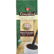 Load image into Gallery viewer, TEECCINO: Organic Herbal Coffee Alternative French Roast Caffeine Free, 11 oz
