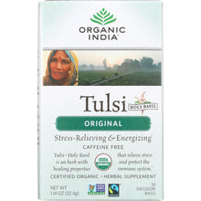 Load image into Gallery viewer, ORGANIC INDIA: Original Tulsi Tea, 18 Tea Bags, 1.14 oz
