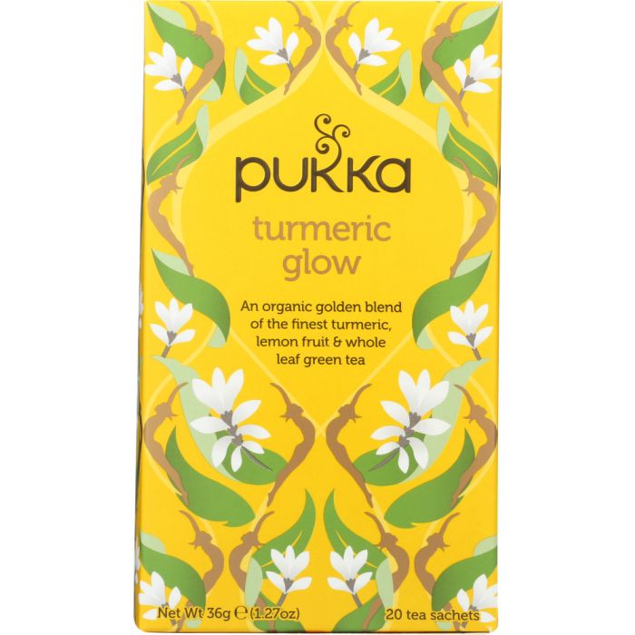 PUKKA HERBS: Turmeric Glow Herbal Tea, 20 bg