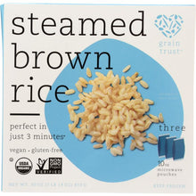 Load image into Gallery viewer, GRAIN TRUST: Steamed Brown Rice, 30 oz
