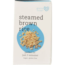 Load image into Gallery viewer, GRAIN TRUST: Steamed Brown Rice, 30 oz
