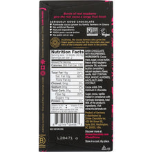 Load image into Gallery viewer, DIVINE CHOCOLATE: 70% Dark Chocolate Bar with Raspberries, 3 oz
