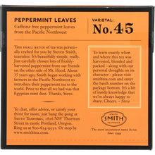 Load image into Gallery viewer, SMITH: Tea Peppermint Leaves, 1.2 oz
