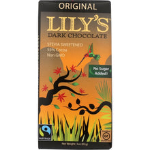 Load image into Gallery viewer, LILY&#39;S: Dark Chocolate with Stevia Original, 3 oz
