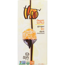 Load image into Gallery viewer, THEO CHOCOLATE: Ginger Dark Chocolate Bar, 3 oz
