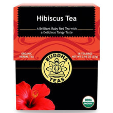 Load image into Gallery viewer, BUDDHA TEAS: Hibiscus Tea, 18 bag
