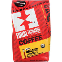 Load image into Gallery viewer, EQUAL EXCHANGE: Organic Love Buzz Ground Coffee, 10 oz
