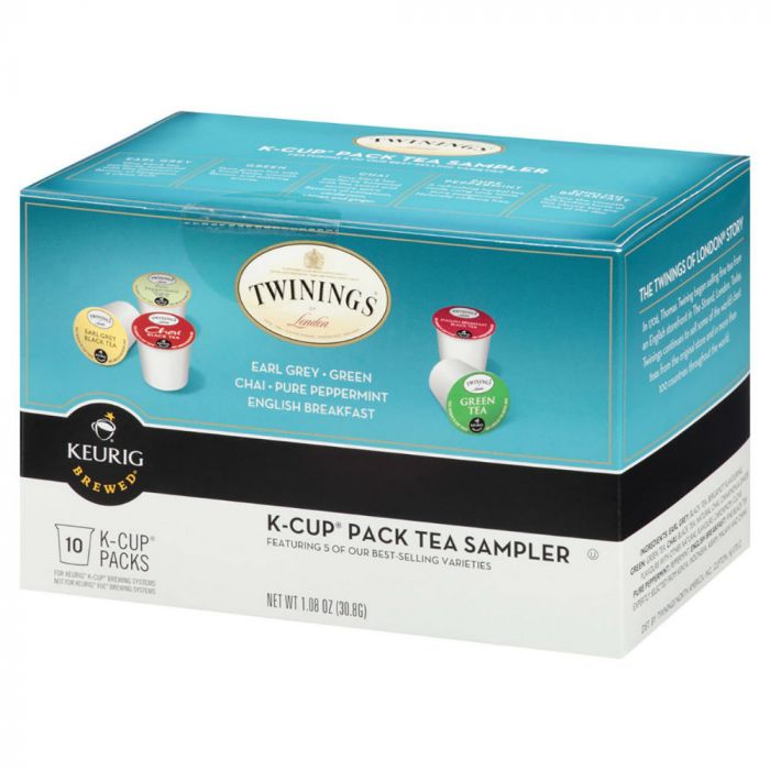 TWINING TEA: K-Cup Tea Sampler, 10 Cups, 1.06 oz